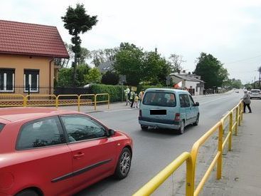 W Działoszynie odbył się dziś protest na krajowej 42